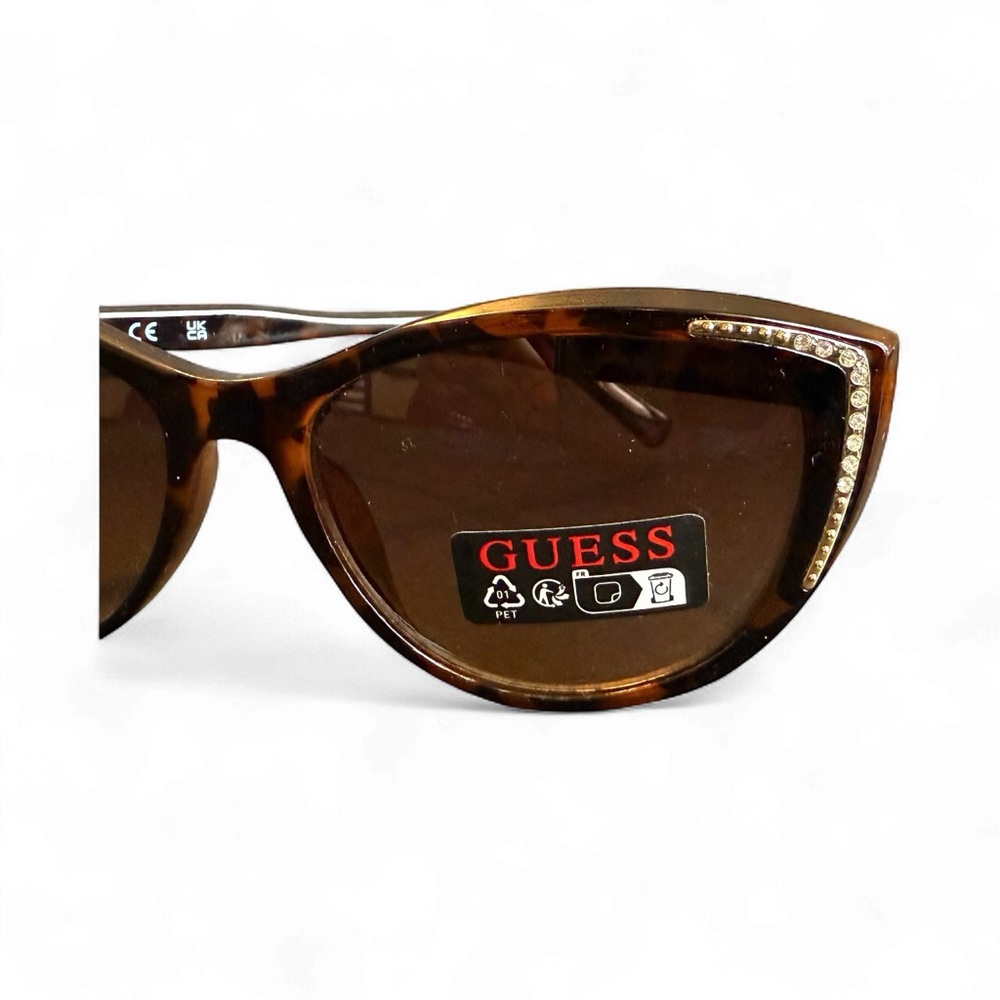 Guess NWT Tortoise Shell Cat-Eye Sunglasses - Picture 7 of 9